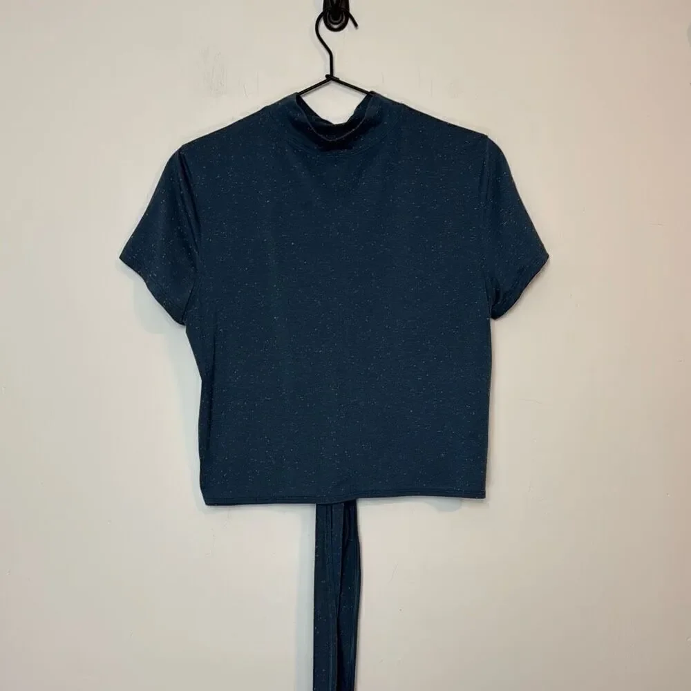 Lululemon Athletica Time to Restore Mock Neck Short Sleeve 8